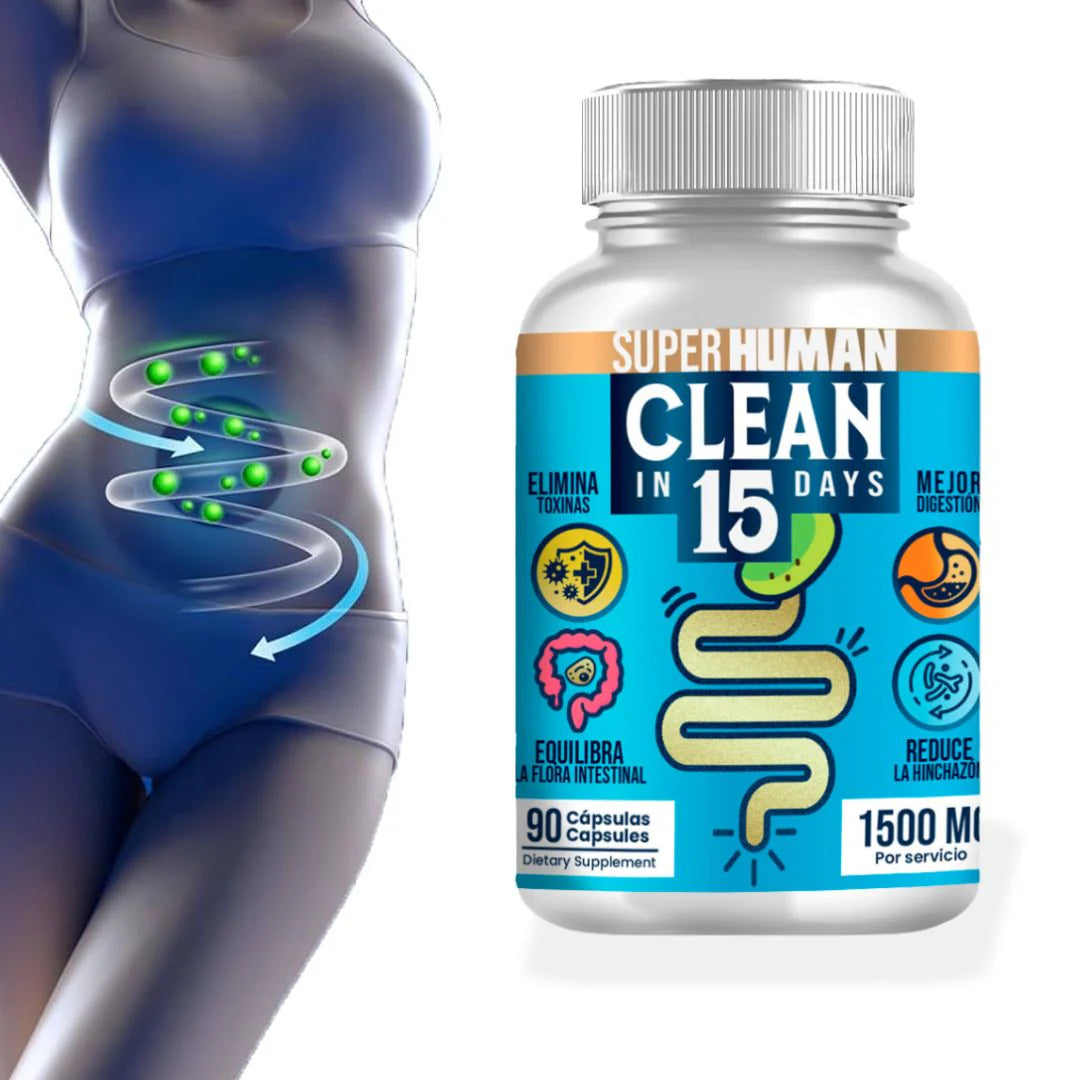 Clean15™ Limpieza Estomacal Completa en 15 días - SuperHuman™
