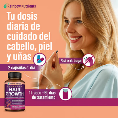 Crecimiento capilar avanzado para mujeres y hombres.